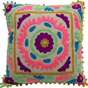 Hand Embroidered Cushion