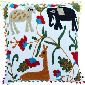 Hand Embroidered Cushion