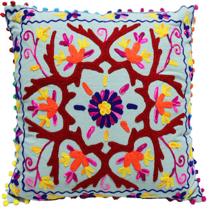 Hand Embroidered Cushion
