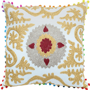 Hand Embroidered Cushion