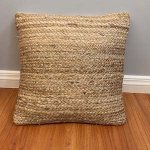 Natural Plain Jute Cushion