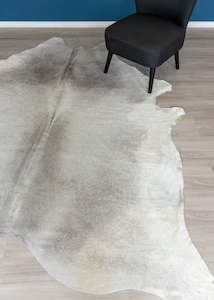 Grey Cowhide Rug (Size: 250 x 220 CM)