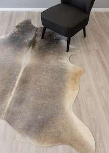 Grey Cowhide Rug (Size: 210 X 170 CM)