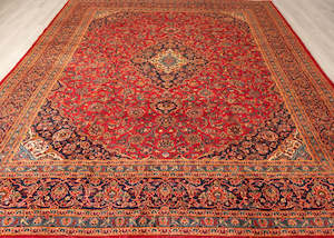 Vintage Ardakan Hand-Knotted Wool Persian Rug (Size: 300 X 380 CM)