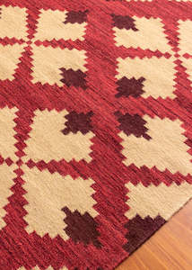 Rugs Clearance: Modern kilim Flatweave Wool Rug