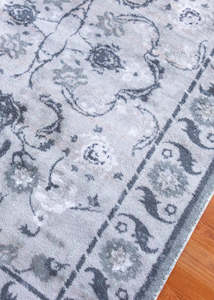 Oriental Style Grey Area Rug