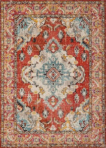 Multi-Colour Vintage Area Rug