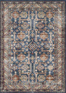 Brown Rugs: Multi-Colour Vintage Area Rug