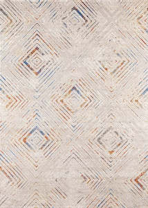 Neutral Rugs: Multi-Colour Geometrical Style Area Rug