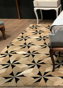 Cowhide Patchwork Rug