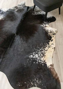 Salt Pepper Black & White Cowhide Rug (Size: 230 X 200 CM) CHR1835