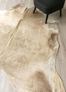 Champagne Cowhide Rug (Size: 230 X 200 CM) CHR1829