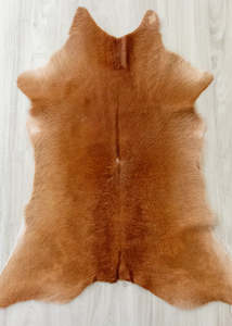 Calfskin - Brown (Size: 105 X 80 CM)