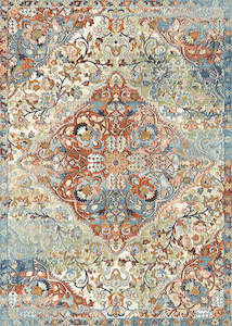 Multi-Colour Vintage Area Rug