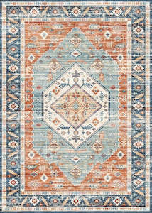 Multi-Colour Vintage Area Rug