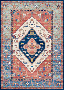 Multi-Colour Vintage Area Rug