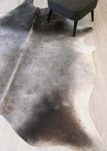 (Rare) Grey Cowhide Rug (Size: 230 X 200 CM) CHR2182