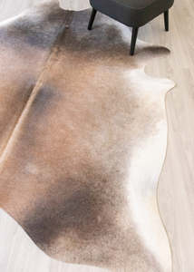 Metallic Rustic Cowhide Rugs: (Rare) Metallic/Rustic Cowhide Rug (Size: 230 X 200 CM) CHR2179