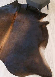 Large Rugs: Reddish Cowhide Rug (Size: 250 X 200 CM) CHR2189