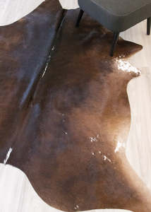 Reddish Cowhide Rugs: Reddish Cowhide Rug (Size: 210 X 180 CM) CHR2118