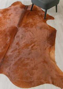 Cowhide Rugs Nz: Natural Brown Cowhide Rug (Size: 250 X 200 CM) CHR2060