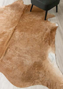 Cowhide Rugs Nz: (Rare) Palomino Cowhide Rug (Size: 250 X 210 CM) CHR2054