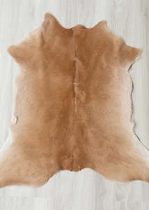Calf Skin Rugs: Calfskin - Brown (Size: 75 X 75 CM) CS624