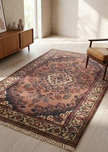 Rugs: Authentic Wool Hand-Knotted Mahi Hallway Runner Rug - 98 x 180 CM