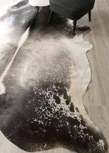 Cowhide Rugs Nz: Grey Cowhide Rug (Size: 270 X 240 CM) CHR2622