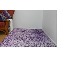 Products: CLEARANCE DURABLE COMFORTABLE SUPER THICK PEARL SHAGGY RUG PURPLE & WHITE 1.2X1.8M