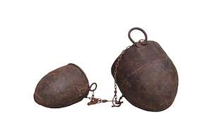 Vintage Objects: ANTIQUE IRON HANGING POT