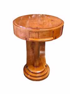 Art deco Burr Walnut Table