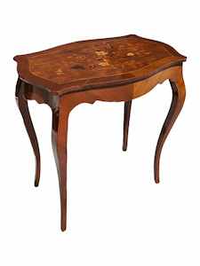 Art Deco: ITALIAN WALNUT CONSOLE