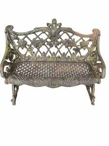 Cast Iron: ROCHESTER QUEEN PALACE GARDEN SEAT 95kg