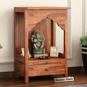 Indian Furniture: SOLID WOOD TEMPLE & TABLE