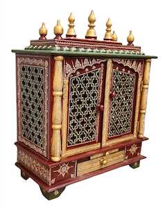 Indian Furniture: LARGE TEMPLE (MANDIR)