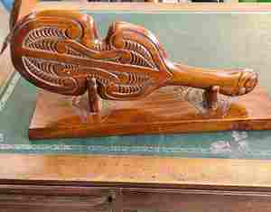 Tane Wood Carved Maori Patu