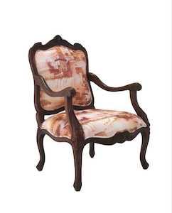 REGENCY MAHOGANY ARM CHAIR