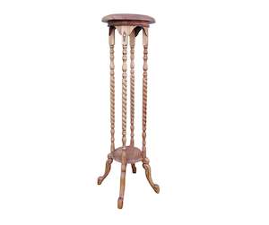 French Furniture: DOROTHY BARLEY TWIST PLANT STAND