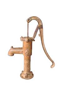 Vintage Cast iron water Pump