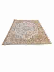 Distressed Persian Style Designer Rug
