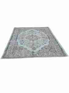 Distressed Persian Style Designer Rug