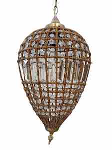 Hand Beaded Chandelier