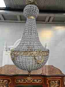 Long French Country Chandelier