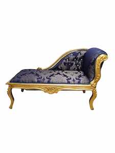 Baroque Rococo: Gold leaf Bedroom chaise