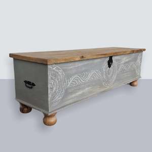 Trunks Boxes: Mohini Large Indian Trunk