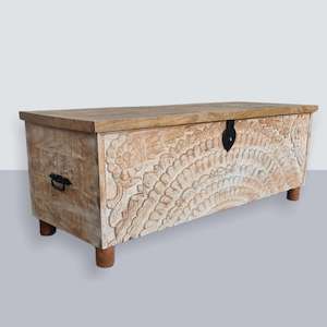 Narmada Hand Cavred Indian Trunk