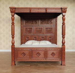 Beds: ANCESTRAL MEDIVAL CANOPY BED