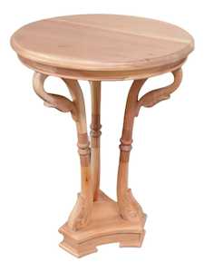 CRESSON HAND CARVED SWAN TABLE