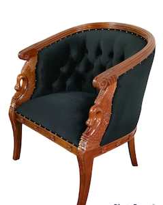 Arm Chairs: REGENCY SWAN ARMCHAIR